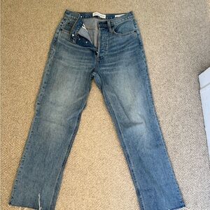 Aritzia Classic Blue Straight Leg Jeans